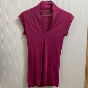 Velvet brand hot pink blouse